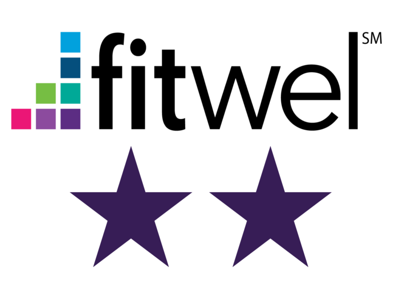 Two-star FitWel for 11 & 12 Wellington Place