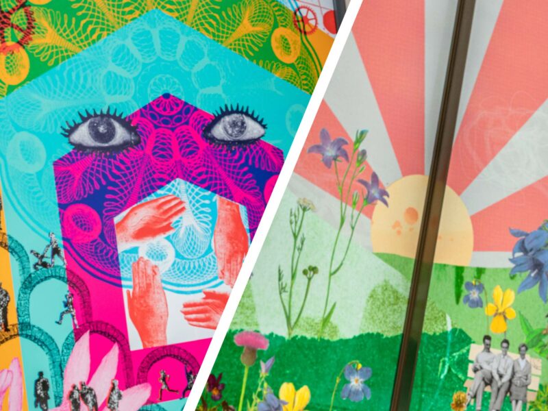 Wellington Place launches new series of window art installations to celebrate young local talent